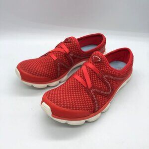 Easy Spirit e360 Red Slip-On Comfort Walking Sneakers Women’s Size 9